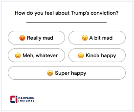 How do you feel about Trump's conviction?